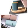 BEBEMOKO 2pcs Portable Toothbrush Cup and Storage Case Set Dustproof Toothbrush Container Washing Cup for Couples Dark Blue and Light Pink Suitable for Home and Travel Use view 4