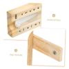 Cabilock Wooden Hourglass Timer Sauna Hourglass Glass Tube for Sauna Decorative Clock Portable Timer Visual Countdown for Bathroom Use view 3