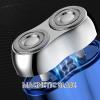 New Model Mini Dual-Head Electric Shaver, Mini Dual Head Electric Razor, Mini Razor for Men, Pocket Size Washable Electric Razor, Rechargeable Waterproof Compact Electric Shaver (Green) view 2