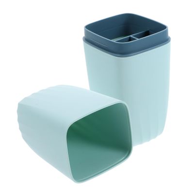 Beaupretty Toothbrush and Toothpaste Storage Box Compact Travel Toothbrush Holder Cup for Home Travel Office