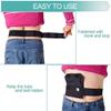 Peritoneal Dialysis Cover Comfortable PD Belt G/Peg Feeding Tube Holder Catheter Drainage Abdominal Fixation Nursing for Patients (98-115CM),Black view 3