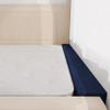 Rectangle Bed Wall Gap Filler Bed Bridge Pillow for Single/Twin/Queen/King,Close The Gap Between Bed Headboard Wall,Bedside Protection Pillow (Navy,180x15x20cm) view 1