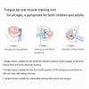 3pcs Kids Tongue Tip Lateralization Elevation Tools Tongue Tip Exercise Set Oral Muscle Training Tool Autism Speech Therapy Tools (Green) view 4