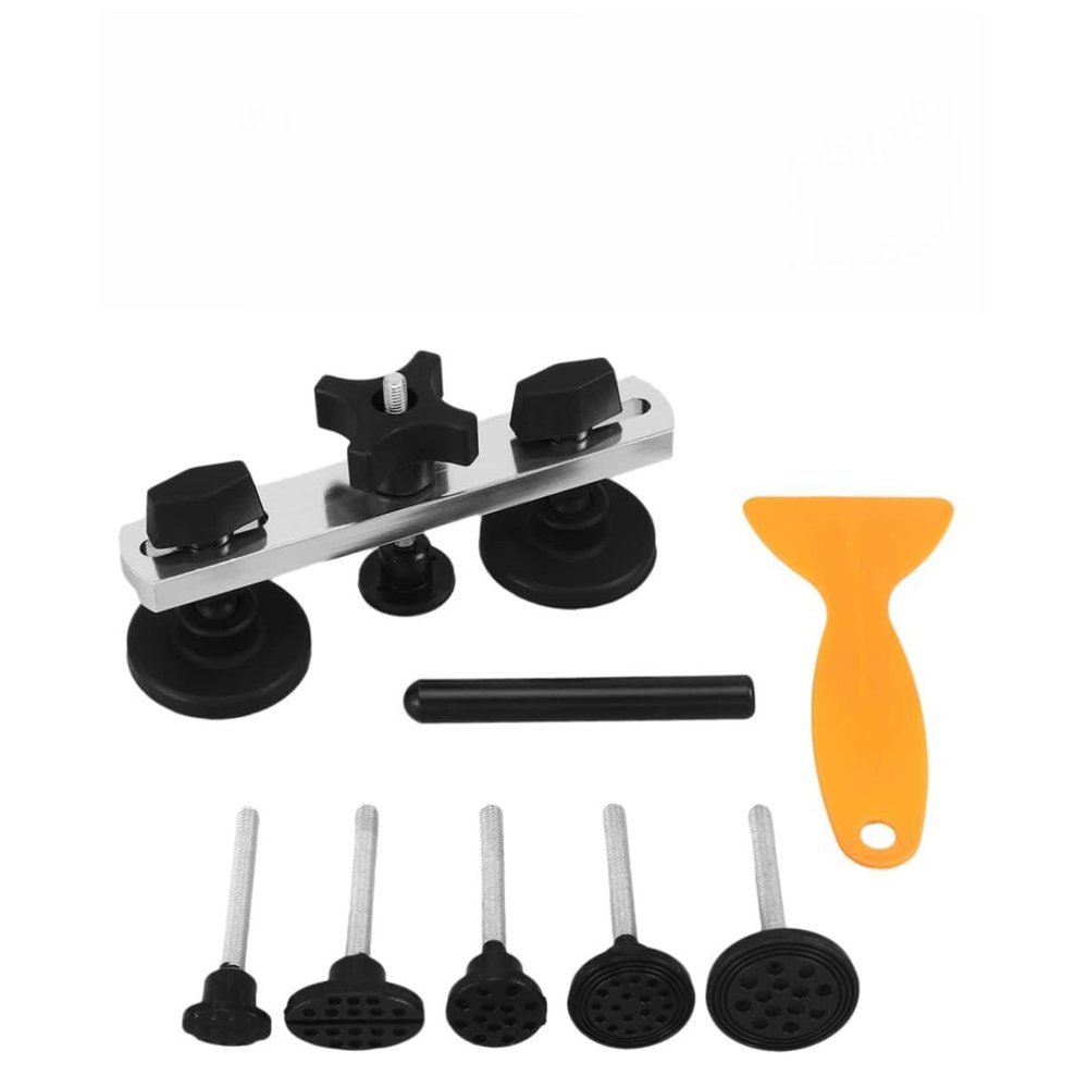 BUGUUYO Paintless Dent Remover Kit Tools for Quick Fix Bridge Puller and Glue Sticks for Vehicle Body Repairs