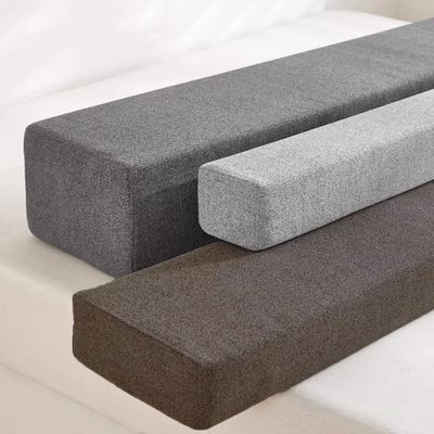 Bed Headboard Pillow Bed Mattress Gap Filler Cushion,Headboard Pillow Bed Bridge Full Mattress Extender Cushion for Single to King Headboard Bed (Light Grey,150x10x15cm)