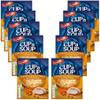 Instant Soup Bundle with Batchelors Cup A Soup Chicken & Vegetable with Croutons 110g - 10 Pack | Low In Fat and Sugar, No Artificial Food Colours. view 1