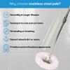 CICLONE ISPINMOP Stainless Steel Mop Handle 61" to 70" Long - Heavy Duty Spin Mop Replacement Stick - Commercial & Industrial Use Suitable for Home, Office, Hospitals, Hotels for Floor Cleaning view 2