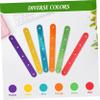 Cabilock 100 Pcs Wooden Lollipop Sticks, 5.9 Inch Finely Polished Craft Sticks with Hole, Safe to Use for DIY Crafts and Family Use view 4