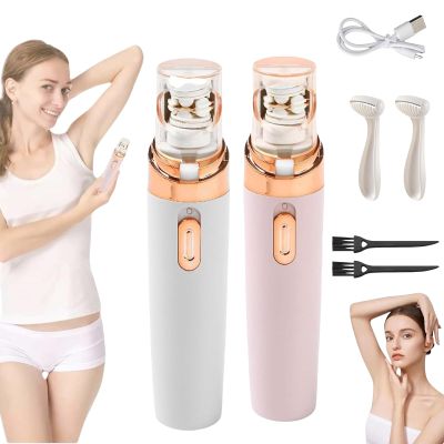 Pluzy Epil Pro 3.0 Women Face Epilator, 2-in-1 Face & Body Hair Removal, Rechargeable, Waterproof, Pink