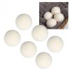 Akozon 6pcs Wool Dryer Balls, Sheep Wool Laundry Balls for Reducing Static and Softening Clothes, Eco-Friendly Fabric Softener, Dryer Balls for Laundry Care (4cm) view 4