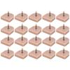 KIMISS Supply of ET Heel Shoes, Wholesale High Heel Shoe Nails, Shoe Material Heel Accessories, Shoe Repair Material, Super Wear-Resistant Heel Nails (613 beige 19 * 20.5) view 1
