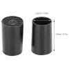 Black Round High Heel Shoes Anti-Wear Silent Protective Cover, Heel Bottom Sticker Soundproof, Shoe Repair Replacement Shoe Nail Sticker Accessories (Inner Diameter 10mm) view 2