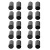 Black Round High Heel Shoes Anti-Wear Silent Protective Cover, Heel Bottom Sticker Soundproof, Shoe Repair Replacement Shoe Nail Sticker Accessories (Inner Diameter 10mm) view 3