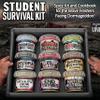 Student Cookbook & Spices Kit by Cinder & Squatch - Student Survival Kit with 9 Spices & Cookbook | Complete Set For Students | 200 Recipes view 3