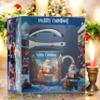 Festive Christmas Mug and Spoon Gift Set  Merry Christmas Design with Holiday Tree and Presents  Ideal for Gifting (Christmas, HK2178B) view 2