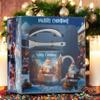 Festive Christmas Mug and Spoon Gift Set  Merry Christmas Design with Holiday Tree and Presents  Ideal for Gifting (Christmas, HK2178B) view 3