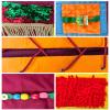 Pitycbo Sensory Apron Fidget Apron Fidget Blanket Sensory Blanket for Elderly Sensory Training, red view 2
