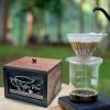 Coffee Filter Storage Container Square Paper Beans Sugar Kitchen Holder view 2