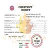 Caravella Fine Food - 4x Italian Chestnut Honey 250g - Immune support, antioxidant, antiseptic - Rich, earthy, and intense, for aged cheese, meat, on toast -liquid, raw, unpasteurized- glass jar view 2