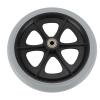 2 PCS Wheelchair Wheels Replacement 8 Inch PU Solid Metal Bead Bearing Electric Wheelchair Wheels Gray, Tailored to Fit, Reduce Noise and Vibration for a Quieter and Smoother view 4