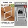 115-210cm Overbed Laptop Trolley Desk Bed Working Table Bed Table for Laptop Study Work Hospital Medical Height Adjustable 65-95cm Cross Bed Table with Wheels view 4