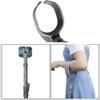Aluminum Crutches 1 Pair Full Cuffs Walking Sticks Adult Forearm Grip Walking Cane Lightweight and Adjustable Canes view 3