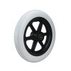 12 inch rubber wheelchair wheel - wear-resistant PU replacement wheel; wheelchair accessories; replacement wheel grey solid tire; non-slip wheelchair replacement accessories A,30 * 30 * 4.6cm
