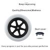12 inch rubber wheelchair wheel - wear-resistant PU replacement wheel; wheelchair accessories; replacement wheel grey solid tire; non-slip wheelchair replacement accessories A,30 * 30 * 4.6cm view 2