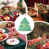 Christmas Tree Napkins, Guest Napkins, Hotel Restaurant Kitchen Napkins view 4