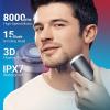Purple Portable Mini Electric Shaver, USB Rechargeable Waterproof Razor for Men, Pocket Size view 2
