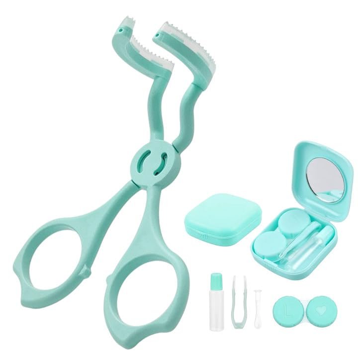 Contact Lenses Insertion Aid Contact Lenses Aid for Insertion Contact Lenses Accessories An Aid for Beginners Strong Myopic Women and Women with Long Nails for Wearing Contact Lenses, Green