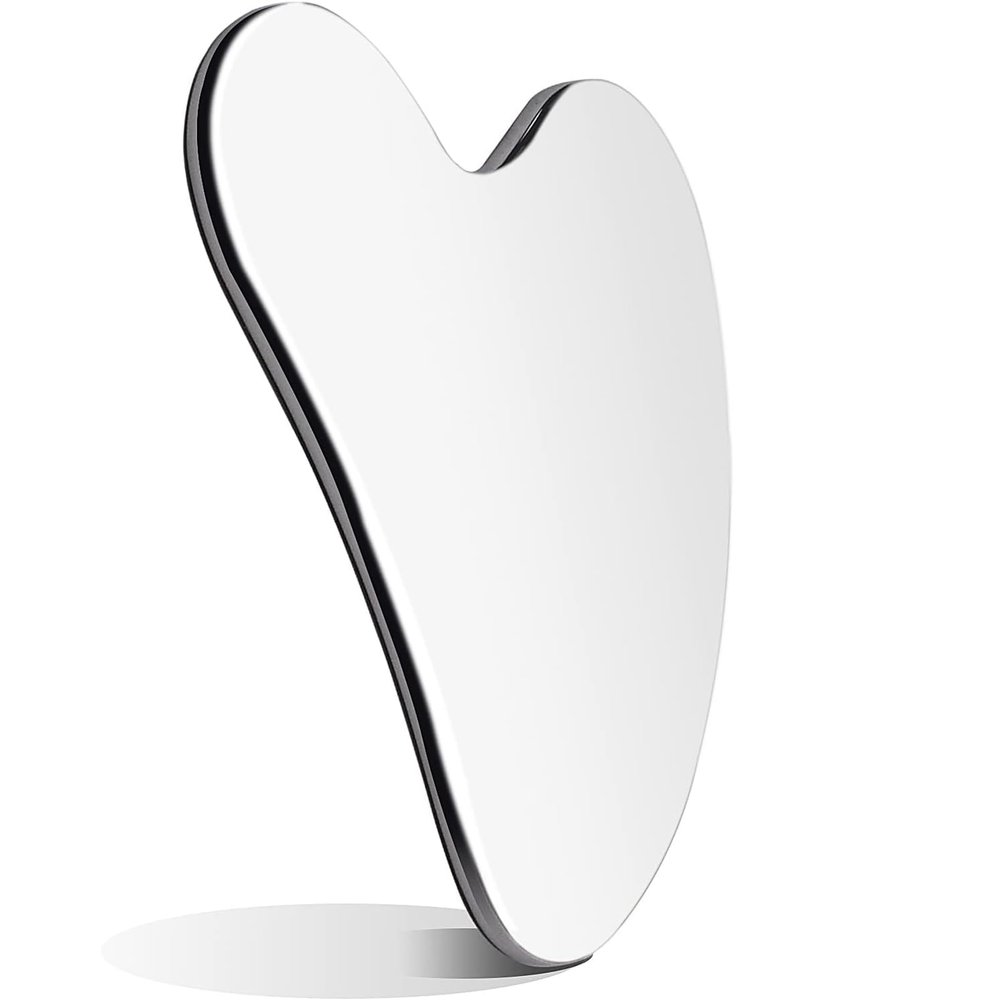 Stainless Steel Gua Sha, Gua Sha Massage Tools, Gua Sha Face, Gua Sha Suitable for Women and Men Skin Care
