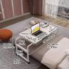 YFWOKSL Bed Desk Over Table,Overbed Table, Over The Bed Desk, Over Bed Table with Wheels Adjustable Height, Rolling Desk for Bed, 8-Level Adjustable, Tiltable Tabletop, Mobile Hospital Table Over Be view 2
