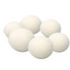 6pcs Wool Dryer Balls, Fabric Softener Balls for Laundry, Anti-Static, Reduces Drying Time, Reusable (4cm) view 3