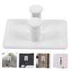 Healeved 4pcs Wall Mounted Bathroom Storage Rack for Shaving Accessories Easy Install Space-saving Design Wall Hooks for Men Grooming Essentials view 2