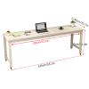 YFWOKSL Bed Desk Over Table,Over Bed Desk, Over the bed table with wheels, Bed Desk, spliced pine,swivel rollers,Not adjustable 14040cm/5117in A view 2