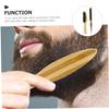 FRCOLOR Men Beard Grooming Brush Bristle Beard Cleaning Brush for Styling and Shaving Preparation view 2