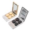 Beavorty 2sets Portable Contact-Lens Box Lightweight Cosmetic Lens Storage for Travel for Girl Women Daily Use Lens Case