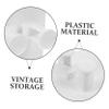 Beaupretty 4pcs Shower Hooks Wall Mounted Stand Brush Holder Shaving Accessories Storage Abs Material Modern Design view 3