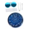 Healeved Quicksand Eye Lens Case Accessible Lens Holder Quicksand Storage Box for Small Plastic Storage Box for Travel Use Care view 1