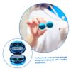 Healeved Quicksand Eye Lens Case Accessible Lens Holder Quicksand Storage Box for Small Plastic Storage Box for Travel Use Care view 3