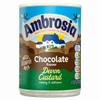 Ambrosia Chocolate Flavour Devon Custard 400g can x 3, Instant Ready to Eat Hot or Cold Dairy Dessert with Welari Thank You Card | (3pack) view 2