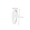 FRCOLOR Nose Pads and 4 Pairs of Screws Including Small Screwdriver Optical Glasses with Soft Silicone and Stainless Steel to Reduce Nose Burden and Prevent for Eyeglasses Repair Kit view 2