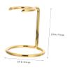 Beaupretty Hu Brush Stand Metal Rack for Shaving Tools Holder Organizer for Barber Shop Brush Holder for Bathroom Shelf view 3