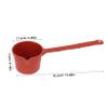 Beavorty 3pcs Plastic Water Scoop Set with Long Handle, Thickened Bathroom Ladles for Bathing and Watering Plants, Red and Orange Dippers, Multipurpose Home Kitchen Utensils view 2