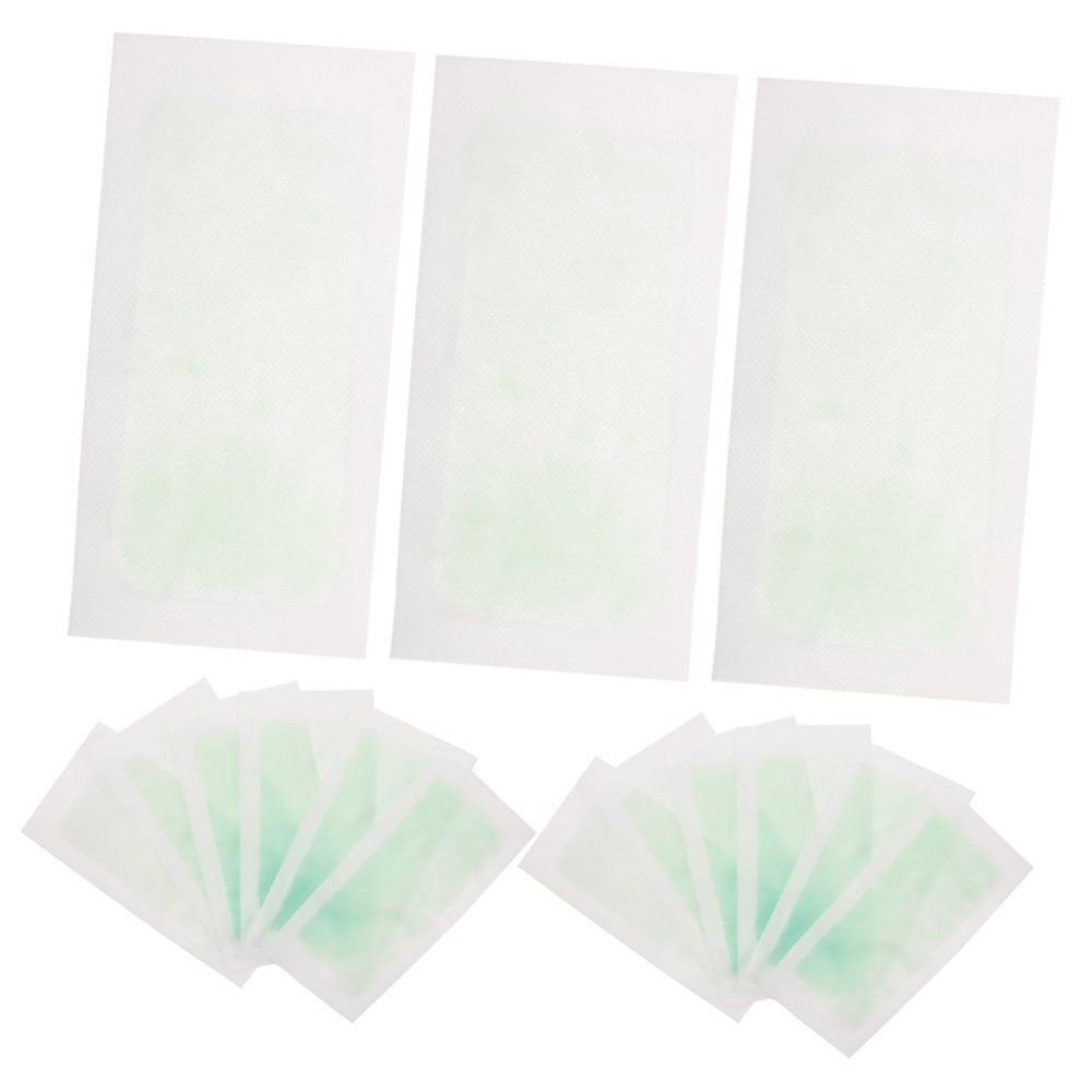 Healeved 30pcs Hair Removal Wax Strips for Body and Face Easy to Use Waxing Strips for Eyebrow Facial Hair and Legs