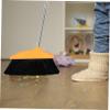 Amosfun Soft Bristle Angle Broom with Metal Handle for Home and Office Floor Sweeping, Plastic Wide Head Broom Suitable for Indoor Cleaning, Hair-resistant Household Sweeping Tool view 4