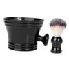 Healvian Male Grooming Kit Beard Shaving Brush and Bowl Shaving Supply Desktop Shave Brush Plastic Cup Multi-use Tool view 1