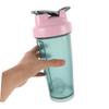 NULYLU Sports Water Bottle Protein Shaker Cup with Ample Volume Innovative Blending System Leakproof Smoothie Tumbler Green Compact Portable Easy to Clean view 3