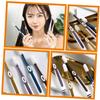 Beavorty 10pcs Household Adult Toothbrushes Replacement Heads Soft Silicone Bristles for Teeth Cleaning Brush Random Color view 3